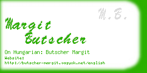 margit butscher business card
